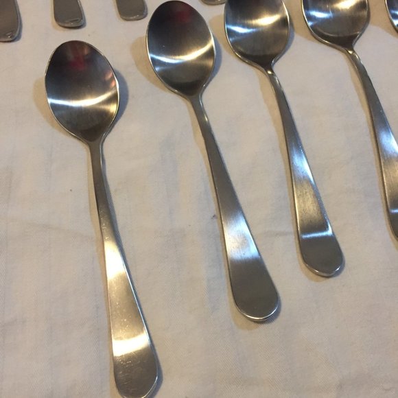 CAMBRIDGE STAINLESS CHINA 41 Pc LOT KNIFE FORK SPOON ASSORTED 3 FULL PLACE+ MORE - Picture 3 of 12